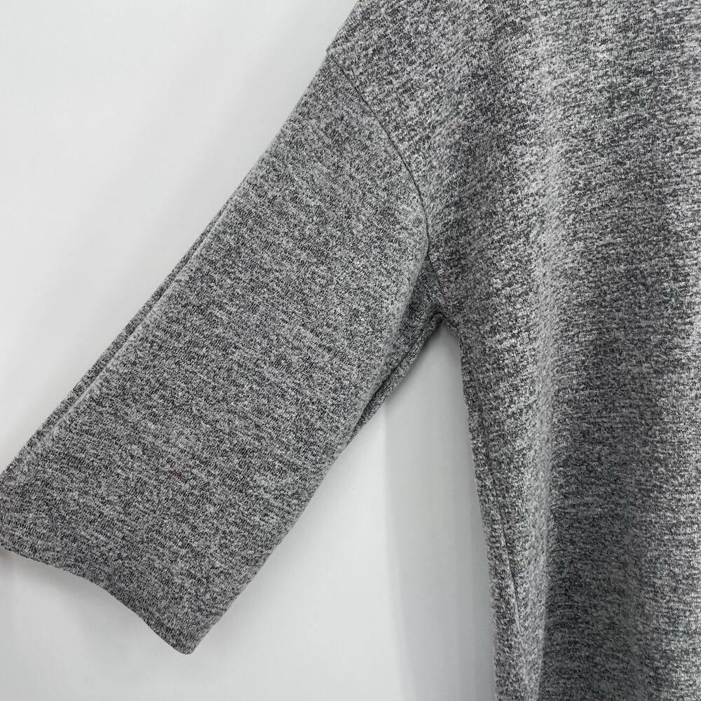 Workshop Republic Women's XL Cowl Neck 3/4 Sleeve Stretch Top Gray Cozy Soft EUC - Picture 4 of 7